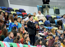 Bakıda batut gimnastikası üzrə FIG Dünya Kubokunun ilk yarış günü start götürüb. Azərbaycan, 5 mart, 2016